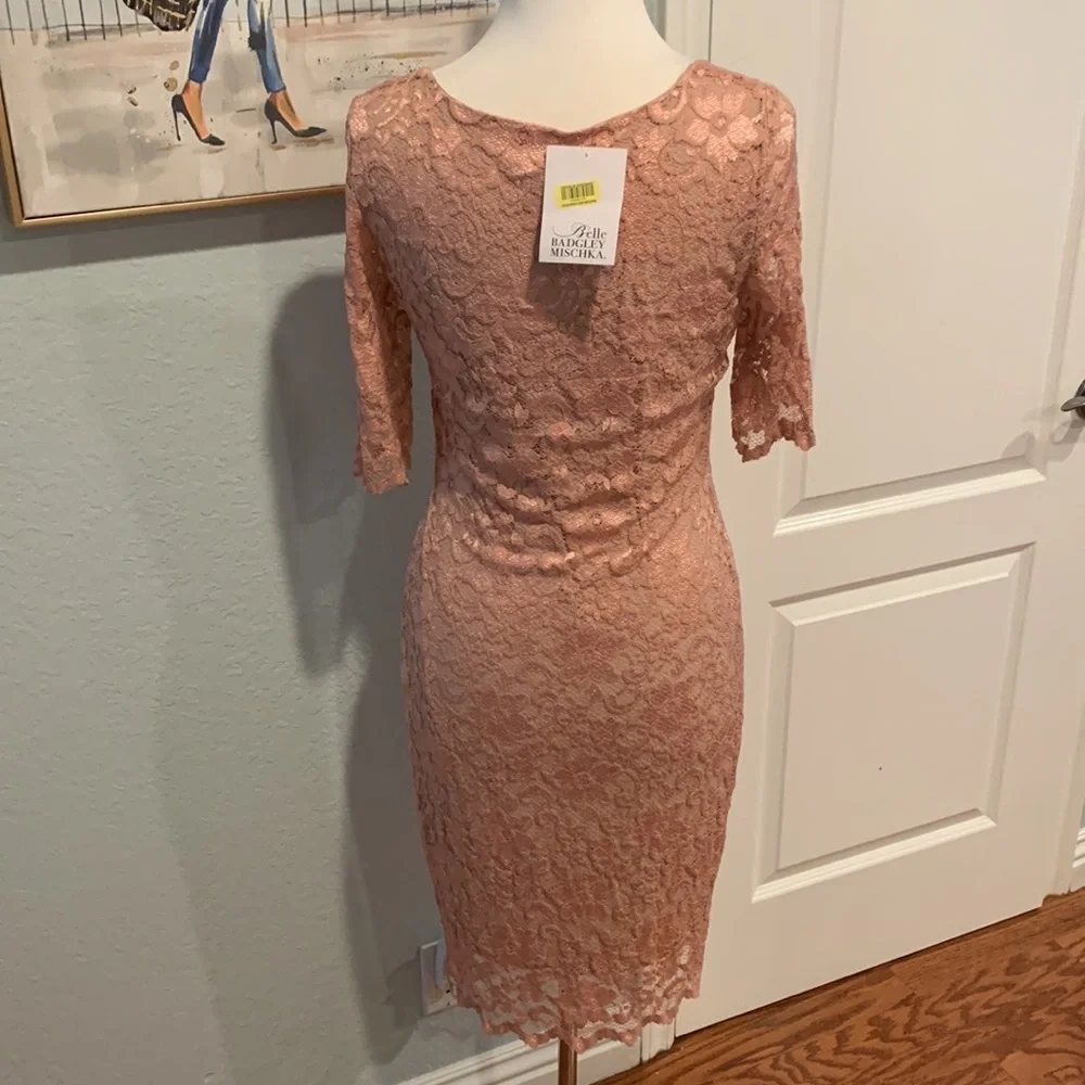 Belle Badgley Mischka Lace Cocktail Dress • Sz 12 • NWT! - Picture 3 of 14